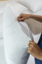 ⁦كيس مخدة قطن فندقي⁩ - الصورة ⁦2⁩
